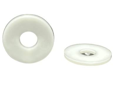 ROND PLATES 3D DIN 9021 NYLON M4 (4.3X12X1)