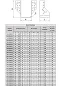 SABOT DE SOLIVE A AILES EXTERIEUR 74X157X75 mm EPAISSEUR 2 mm