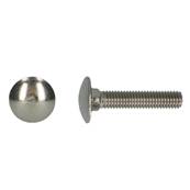 VIS TRCC TETE RONDE COLLET CARRE DIN 603 INOX A2 M5X16
