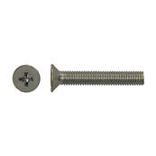 VIS METAUX TETE FRAISEE CRUCIFORME DIN 965H PHILIPS INOX A2 M3X6