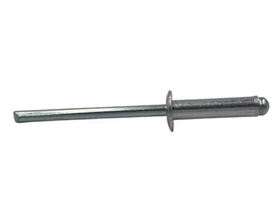 RIVETS AVEUGLES TETE PLATE AL/AC ZINGUE DIN 7337 A 4,8X40 - 30/35mm
