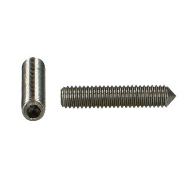 STHC 45H DIN 914 BOUT POINTEAU ZN BLANC M12X30