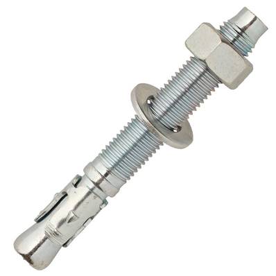 GOUJON D'ANCRAGE ACIER ZINGUE BLANC M12X100